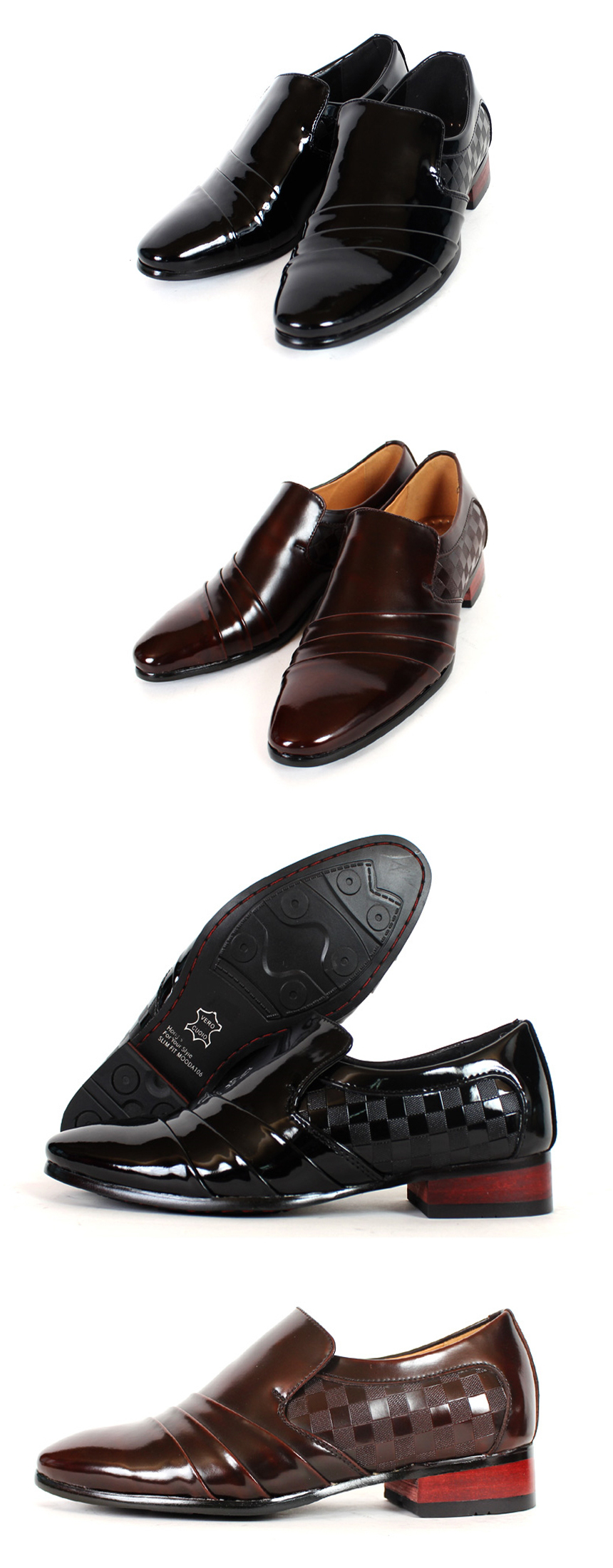 New Men's Dress Shoes Men's High Heel Shoe N