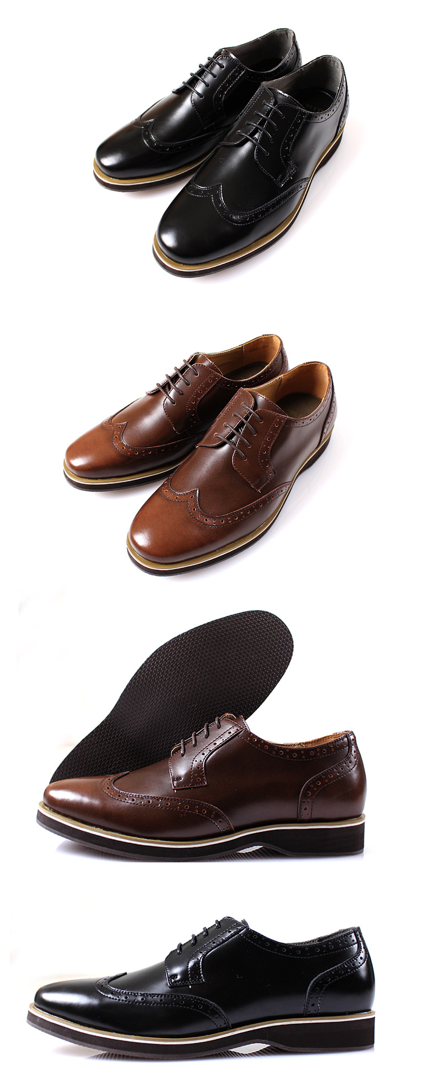 New Men's Dress Shoes Men's High Heel Shoe N