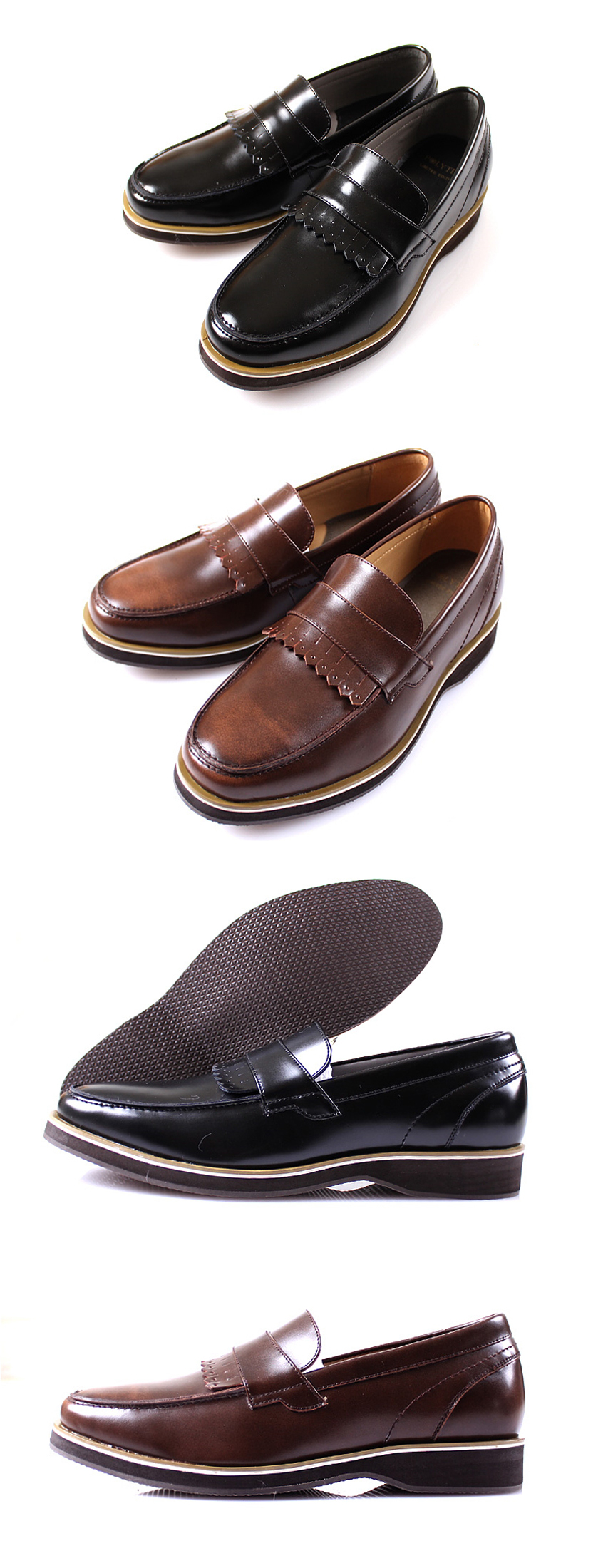 New Men's Dress Shoes Men's High Heel Shoe N