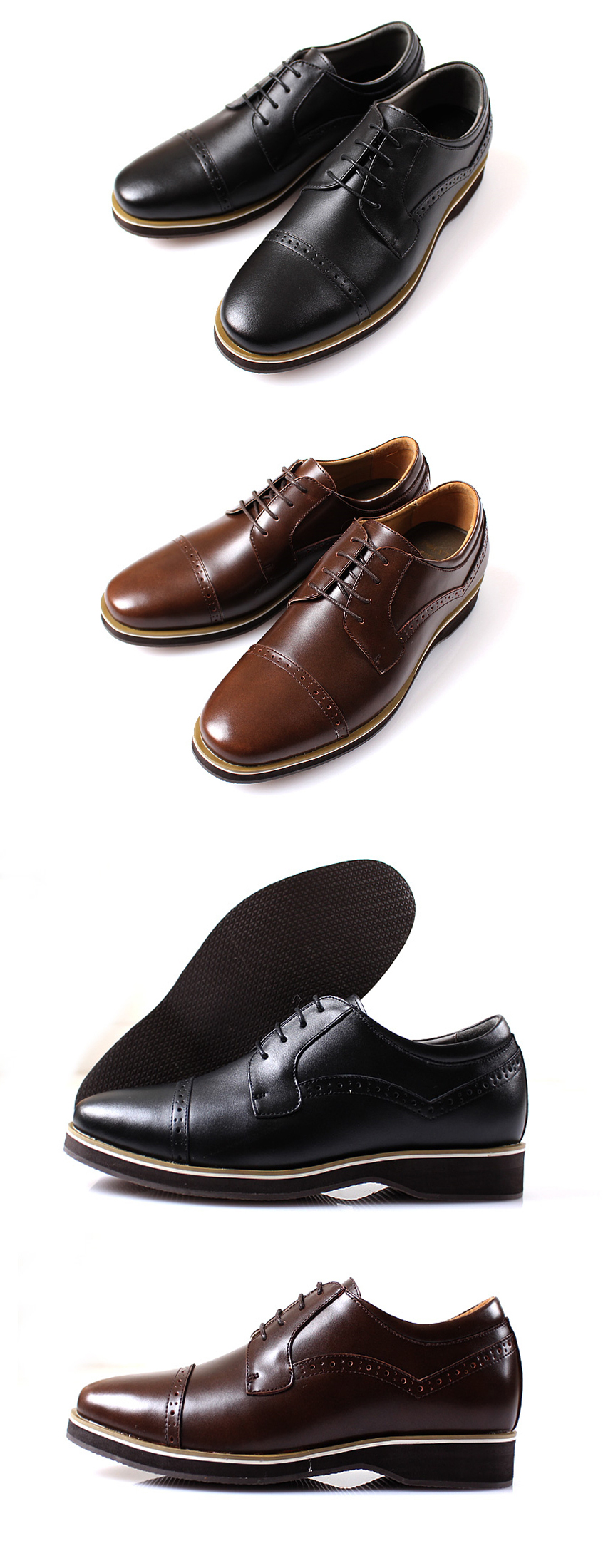 New Men's Dress Shoes Men's High Heel Shoe N