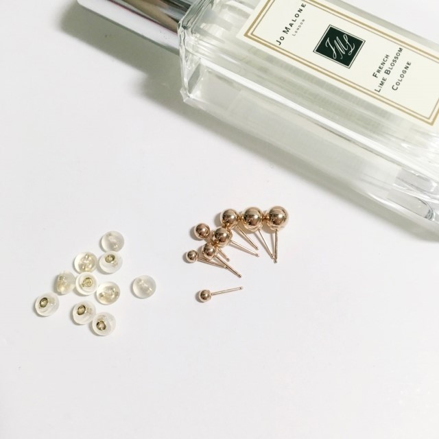 <b><p>14k Gold ball earring rose sic Celebty Round</p></b><b><p>14k ゴールドボール イヤリング ローズ ベーシック 芸能人 丸い アレルギーのない</p></b><br /><br /><p align='center'>