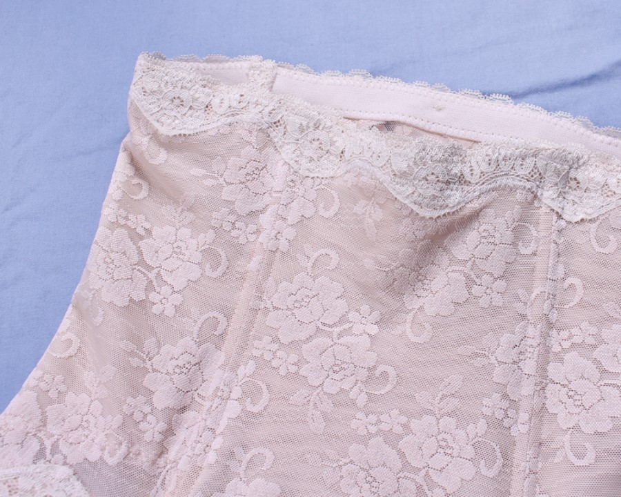 Lace underwear 6005 lace waist press fit belly but