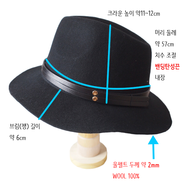 New Women's Hat Autumn Winter Felt Fedora Hats 