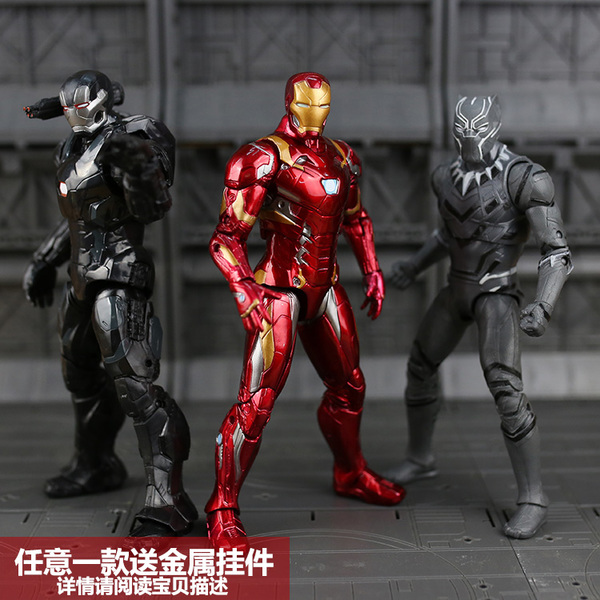 Iron Man MK46 War Machine Black Panther Sibyl War 