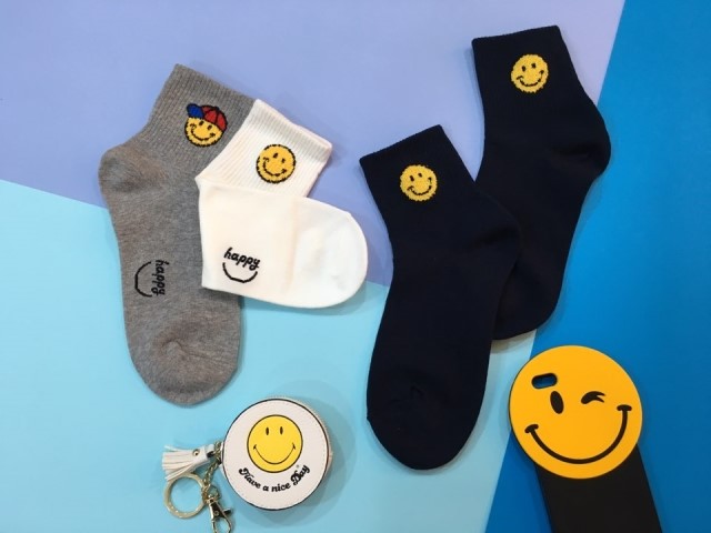 NEW SOCKS COLLECTION Smileys sneakers cute charact