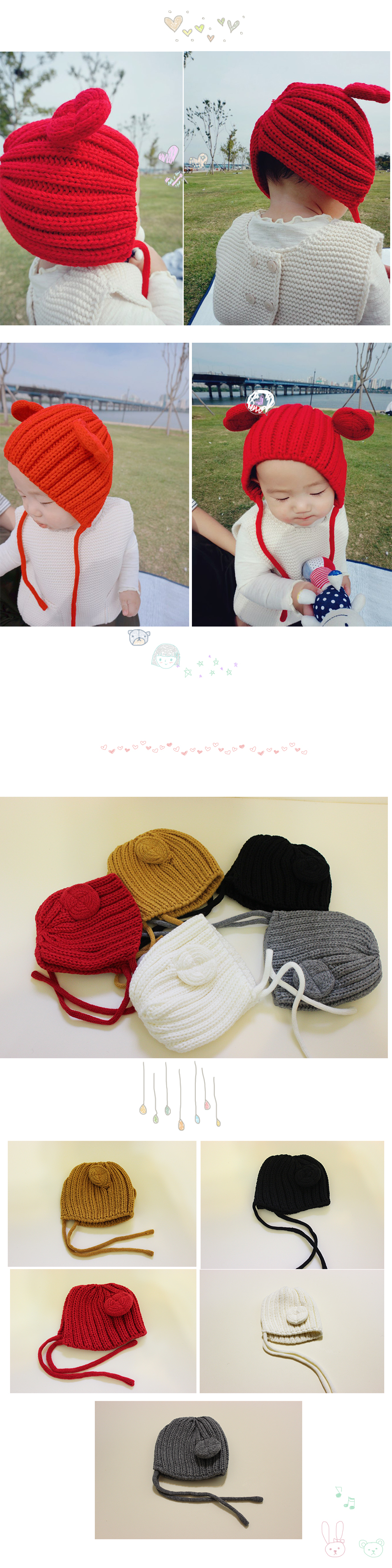 OFF Knit Baby Maternity Hat Autumn Coordination Wi