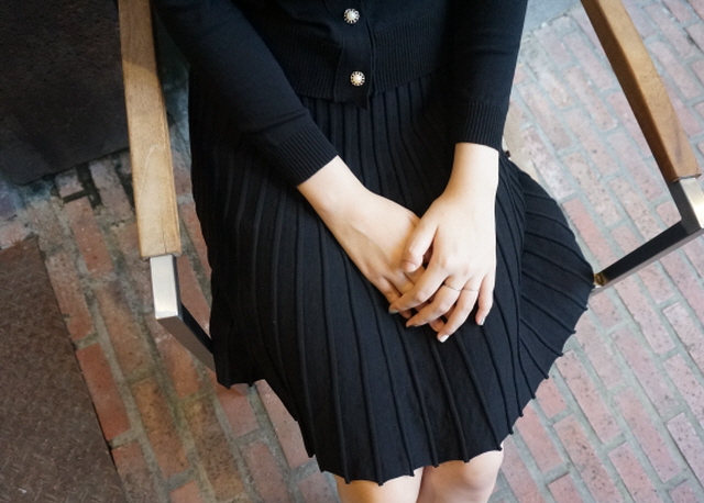 Lady's Lucky Two-Piece Cardigan Set Autumn Wome