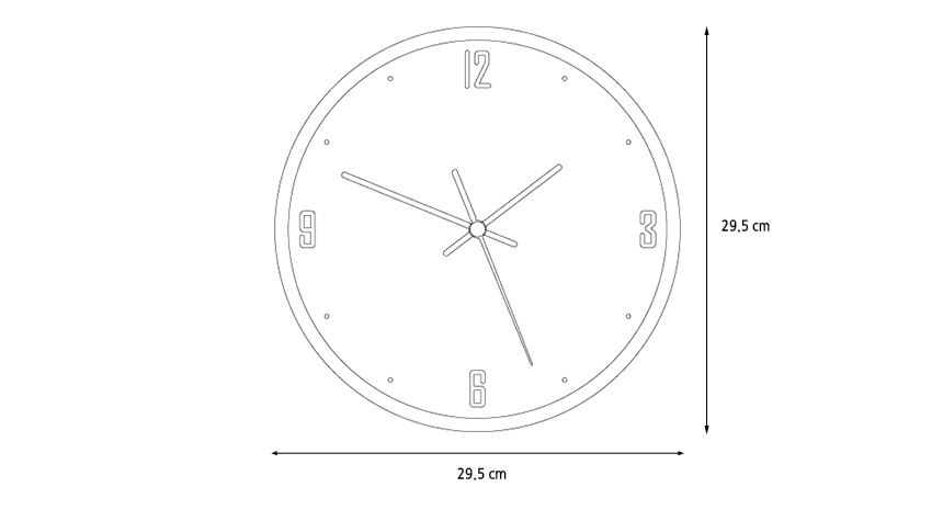 Modern design interior wall clock housewarming wed