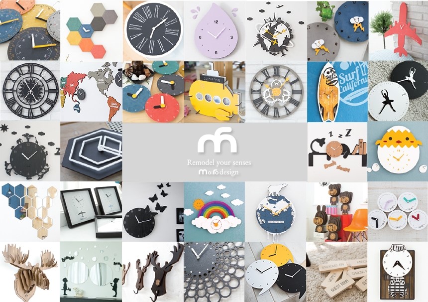 Modern design interior wall clock housewarming wed