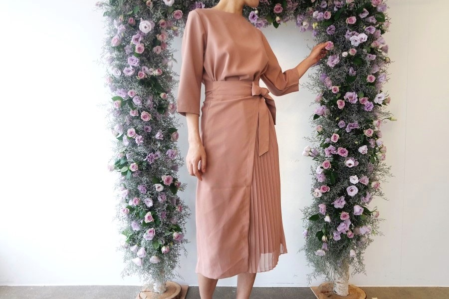 Wedding luxurious woman Spring, autumn one piece 2