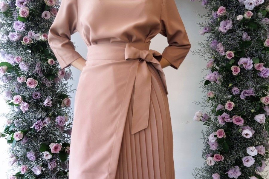 Wedding luxurious woman Spring, autumn one piece 2