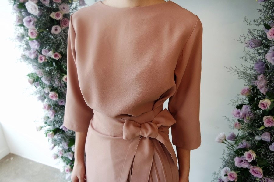 Wedding luxurious woman Spring, autumn one piece 2