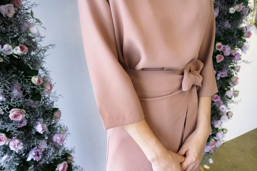 Wedding luxurious woman Spring, autumn one piece 2