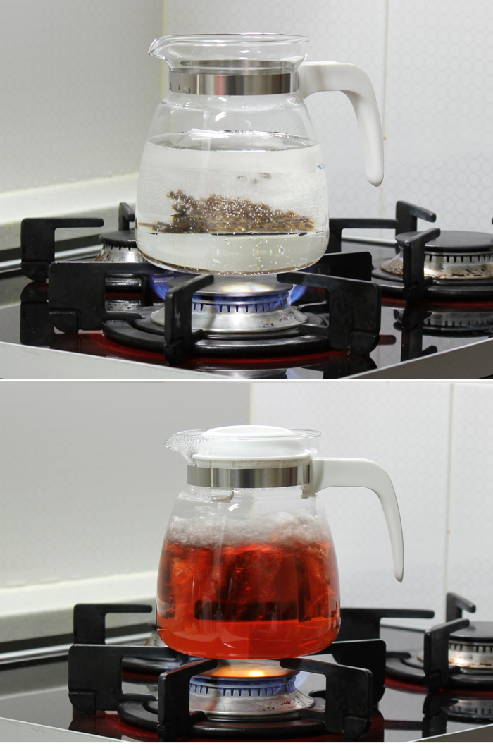 Shima Max heat-resistant glass teapot Yana port 13