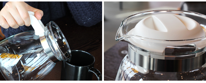 Shima Max heat-resistant glass teapot Yana port 13