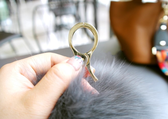 Real Fox Foam Form Foam Key Ring Big Size Key Hold