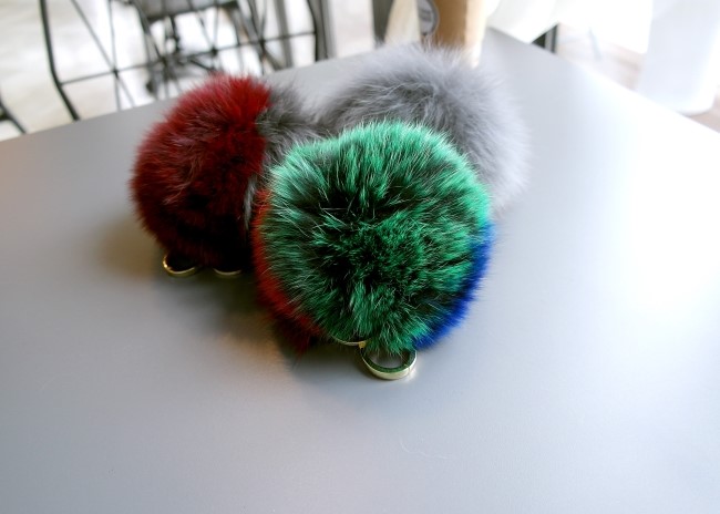 Real Fox Foam Form Foam Key Ring Big Size Key Hold