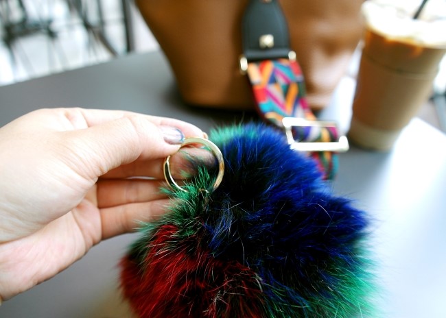 Real Fox Foam Form Foam Key Ring Big Size Key Hold