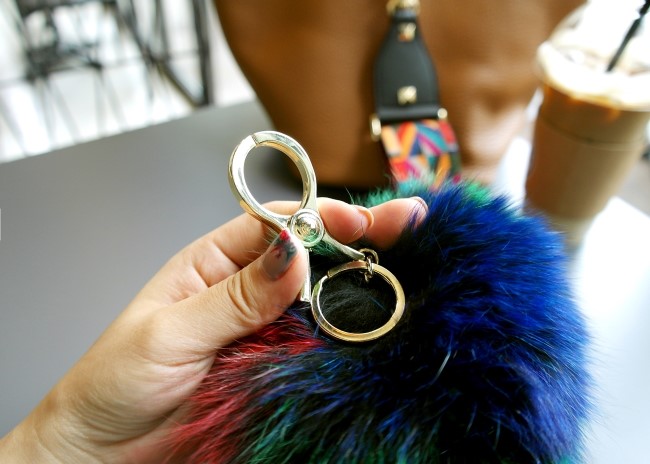 Real Fox Foam Form Foam Key Ring Big Size Key Hold