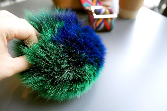 Real Fox Foam Form Foam Key Ring Big Size Key Hold