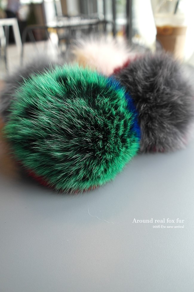 Real Fox Foam Form Foam Key Ring Big Size Key Hold