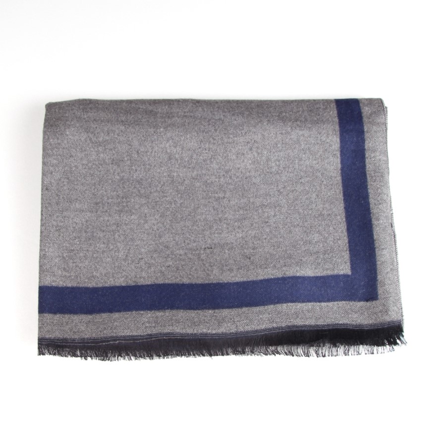 Two-sided color cashmere touch muffler men women c