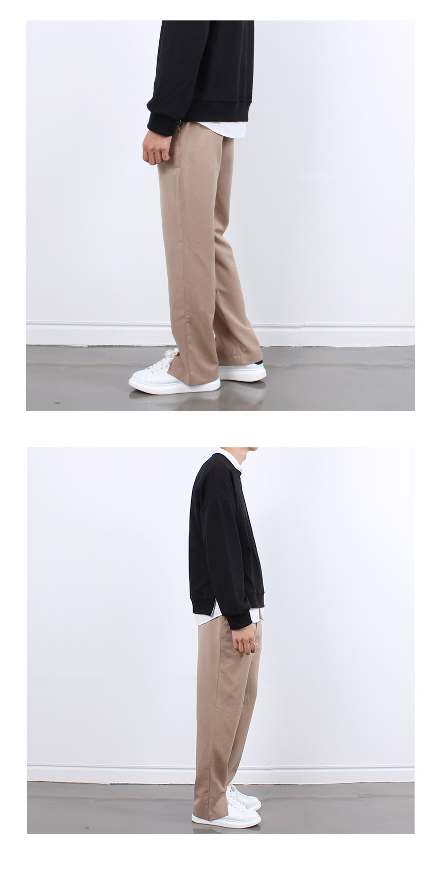 New Men's Pants Bent Wide Slacks Men's Pants