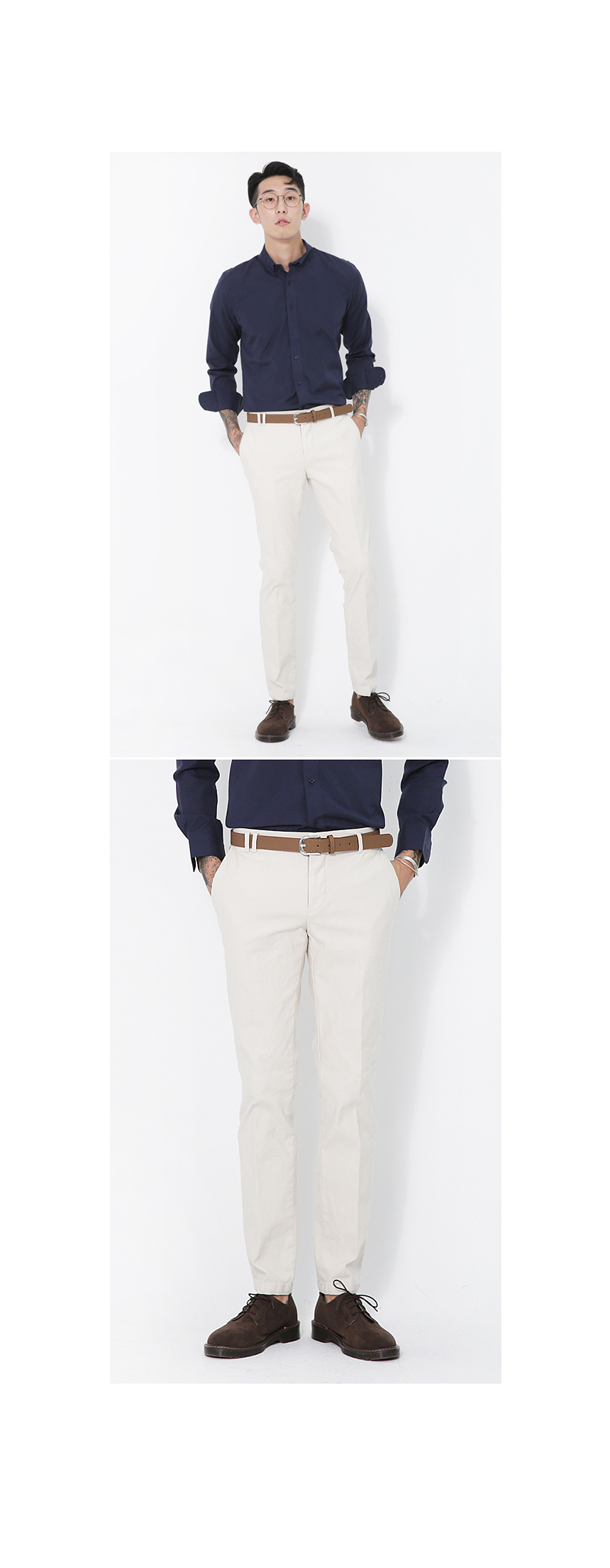 Suede Navy Shoes Derby Shoes Oxford Dress Up Fashi