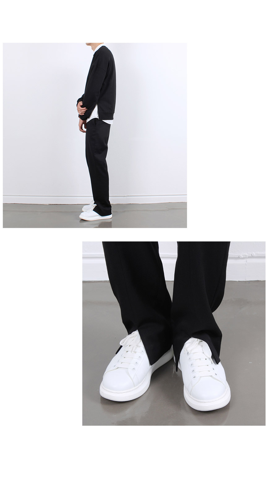 New Men's Pants Bent Wide Slacks Men's Pants