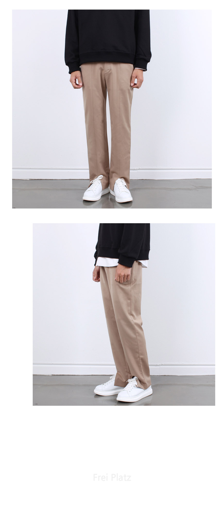 New Men's Pants Bent Wide Slacks Men's Pants