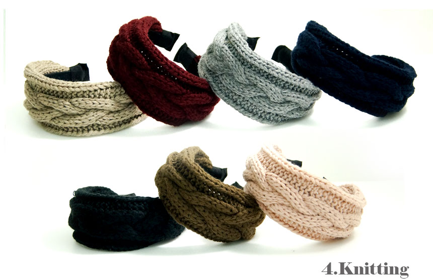 Hair Accessories Woolen Knit Hair Band Headband Wi