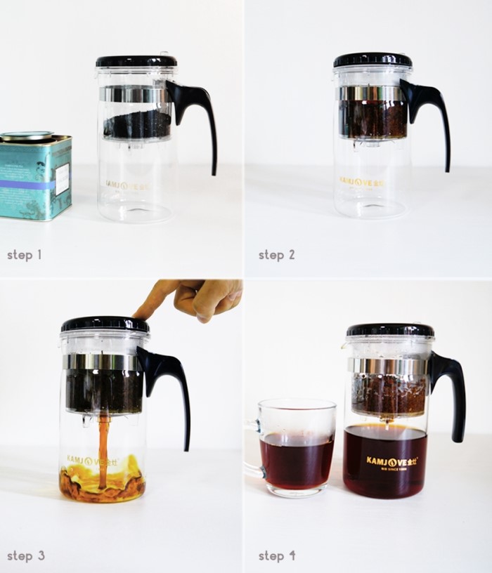 KAMJOVE heat-resistant glass tea gift tea tea gree