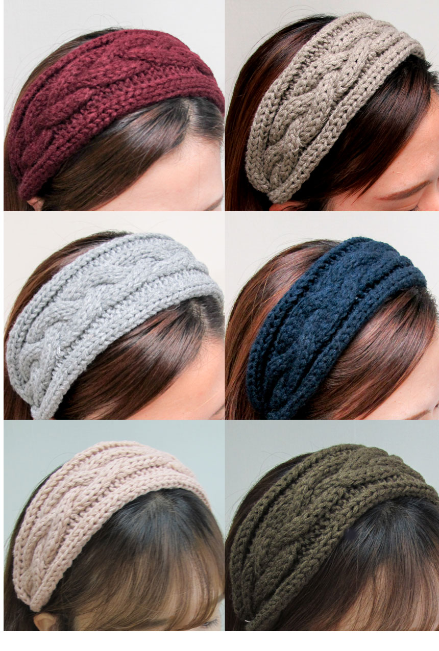 Hair Accessories Woolen Knit Hair Band Headband Wi