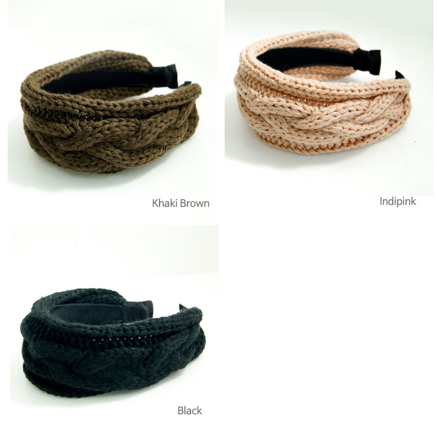 Hair Accessories Woolen Knit Hair Band Headband Wi