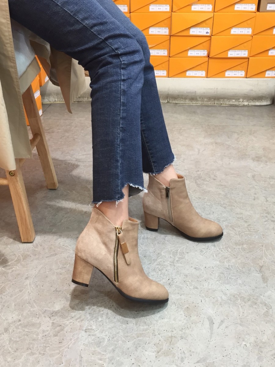 6cm Best Winter Feet Comfortable Suede Leather Com