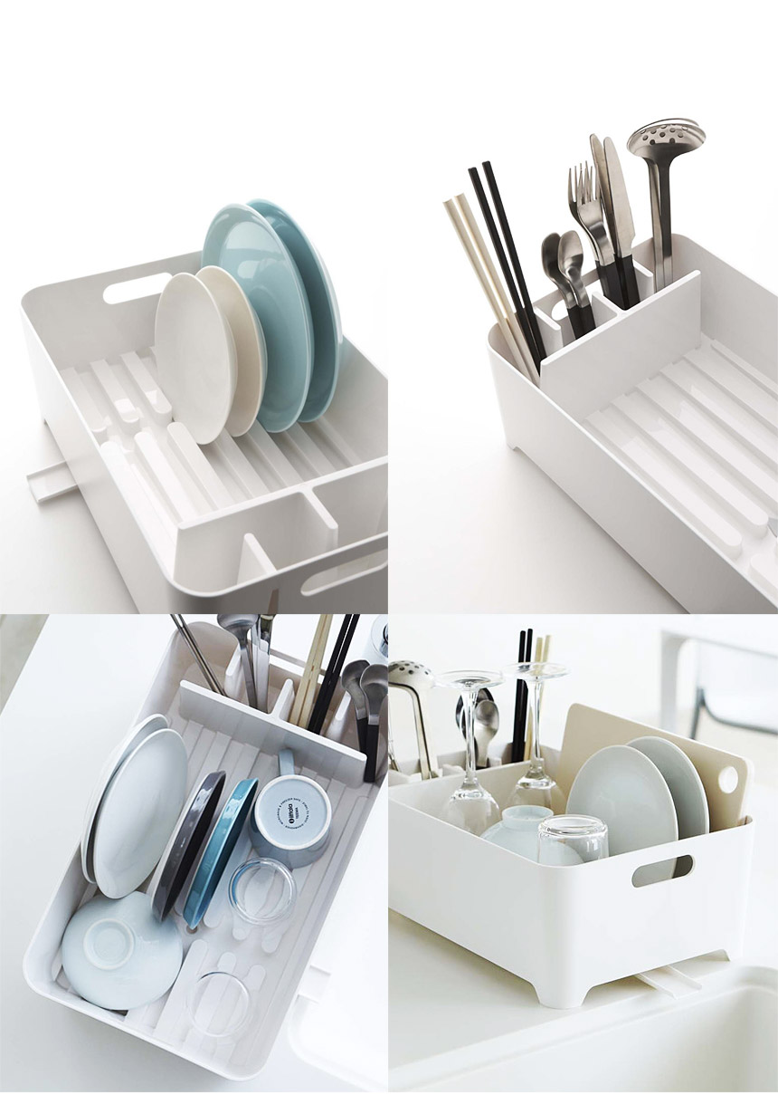 Space-efficient TOWER Japanese tableware drying ra