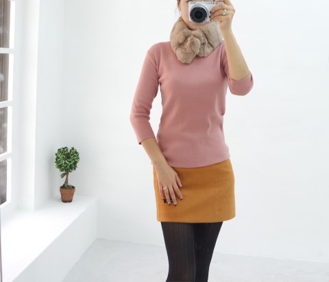 2017FW Rabbit Fur Magnet Shawl Rex Fur Muffler Fur