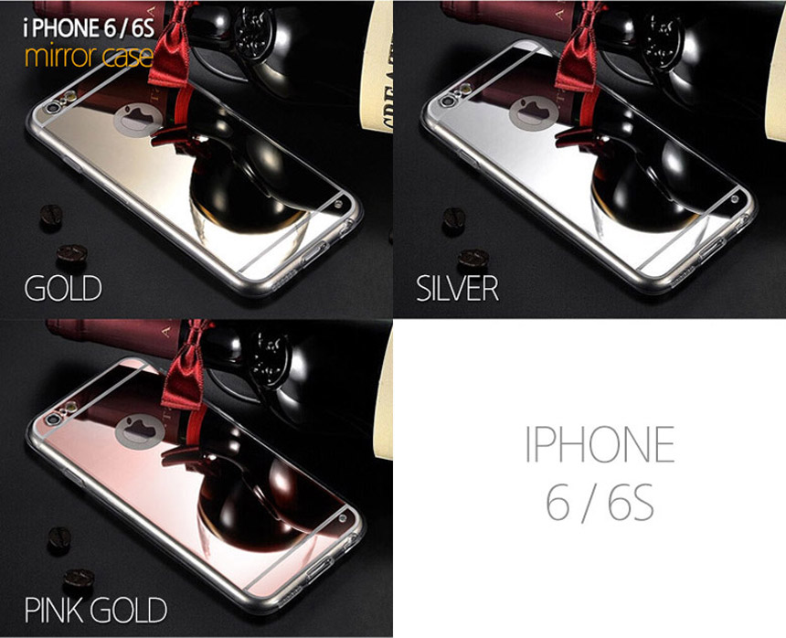 IPhone X Case Mirror Jelly x Mirror Luxurious Shab