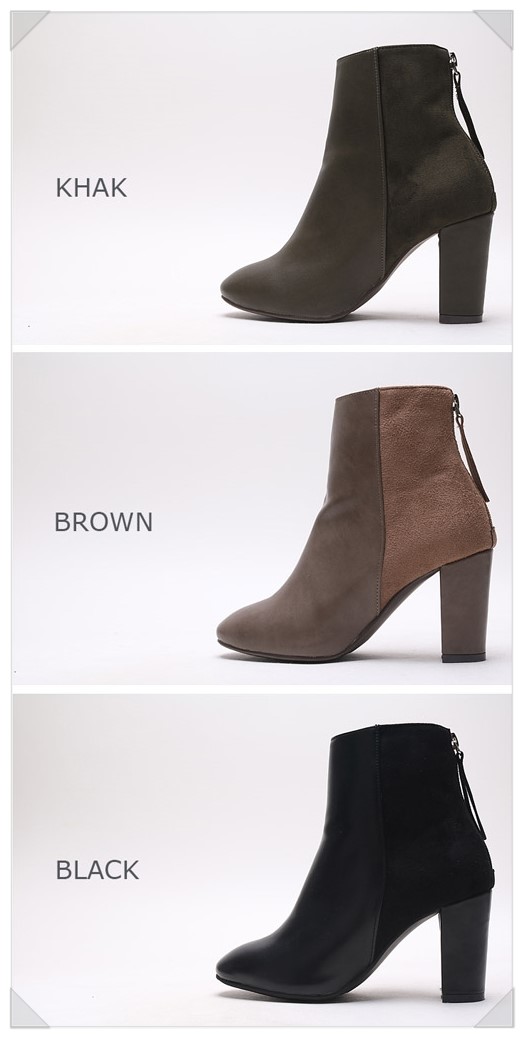 Suede angle boots