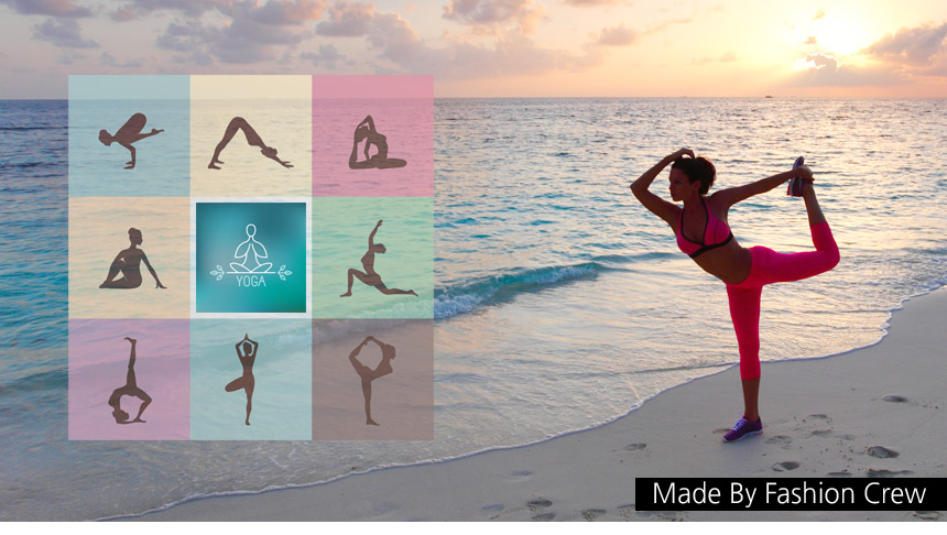 Women's sports bra panties set 4 color underwea