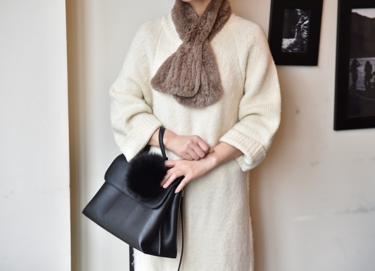 Big Size Real Fox Foam Two-tone Perky Ring 5color 