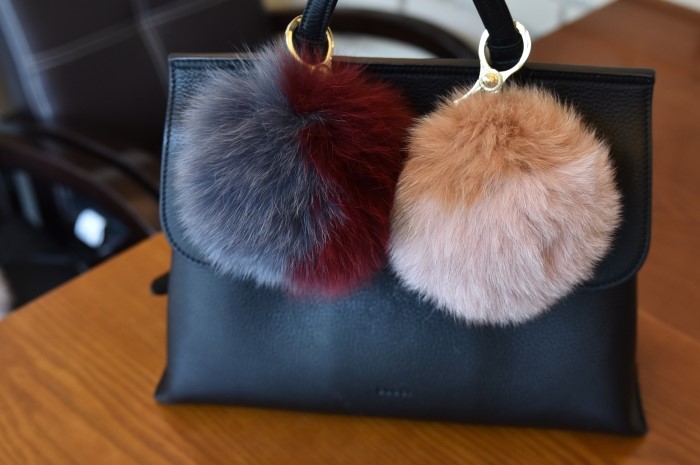 Big Size Real Fox Foam Two-tone Perky Ring 5color 