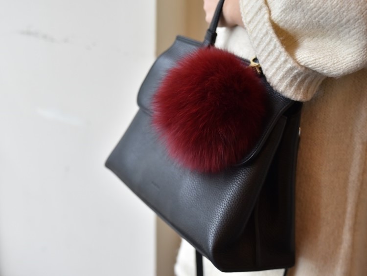 Big Size Real Fox Foam Two-tone Perky Ring 5color 