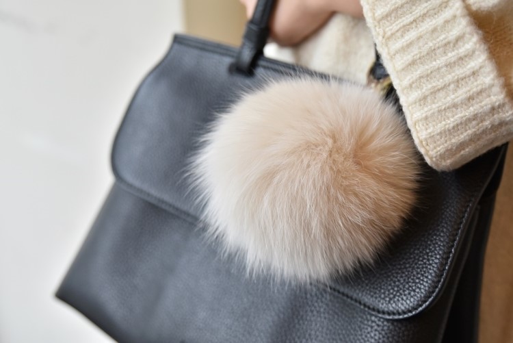 Big Size Real Fox Foam Two-tone Perky Ring 5color 