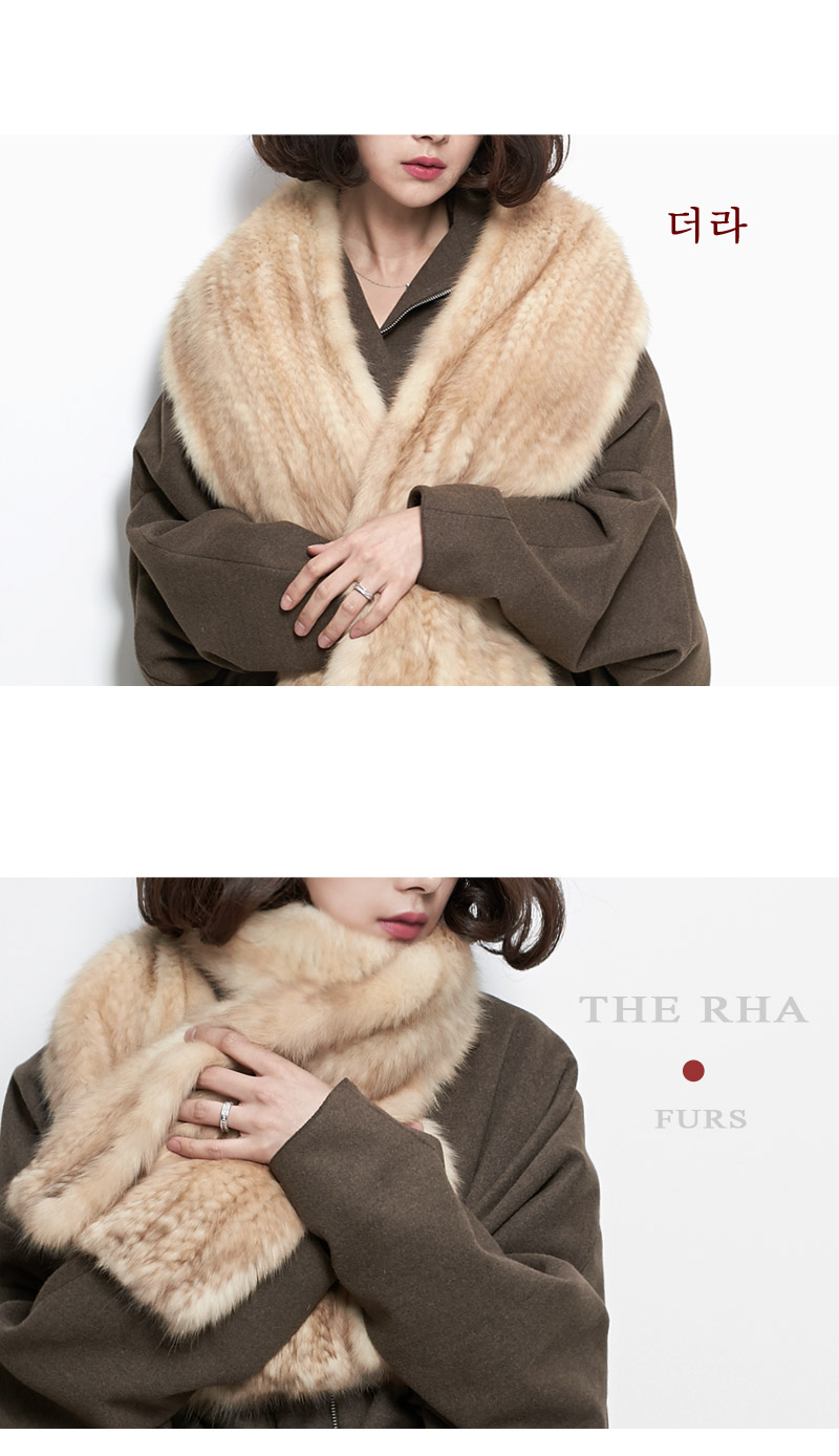 Premium Sable Shawl Fur Muffler Fur Winter Song Hy