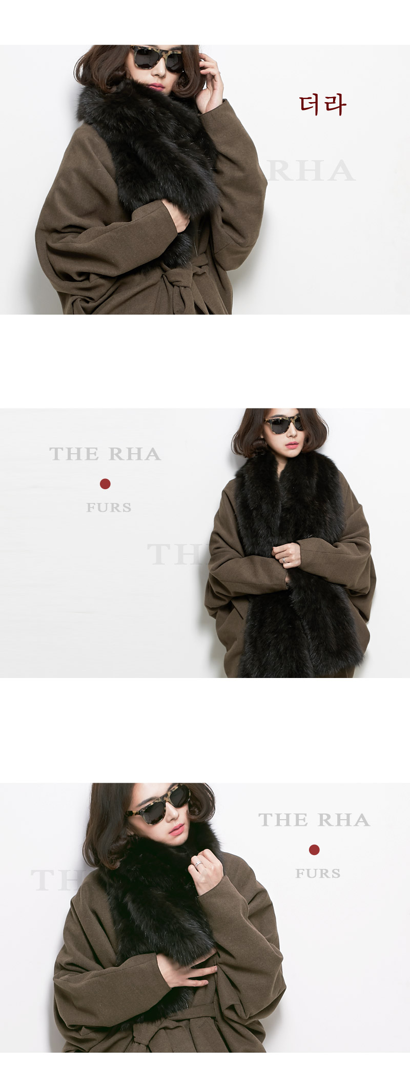 Premium Sable Shawl Fur Muffler Fur Winter Song Hy