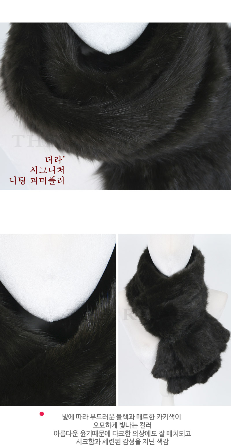 Premium Sable Shawl Fur Muffler Fur Winter Song Hy