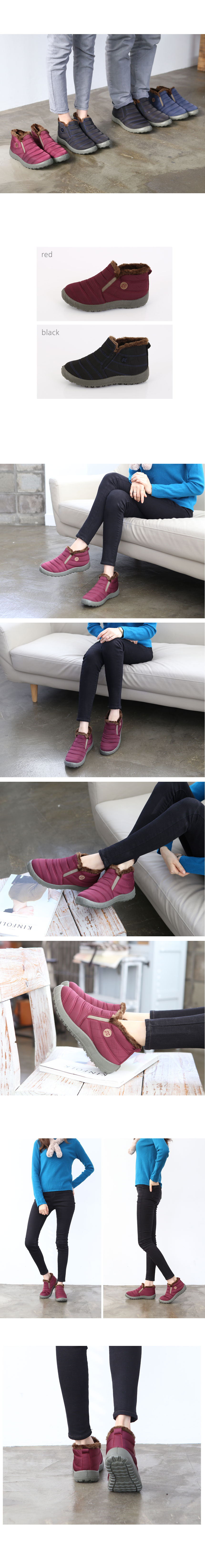 Padded boots JW50M Men's slip-on casual shoes W