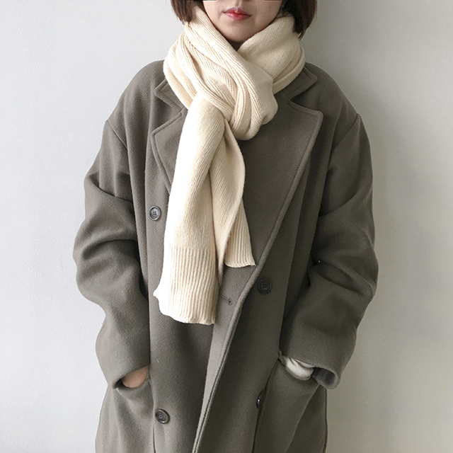 Cashmere muffler How to tie UNIQLO Men Winter shaw