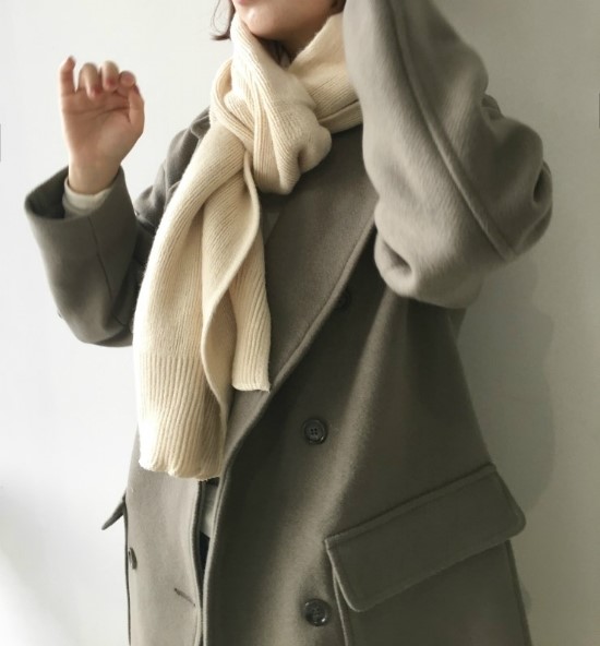 Cashmere muffler How to tie UNIQLO Men Winter shaw